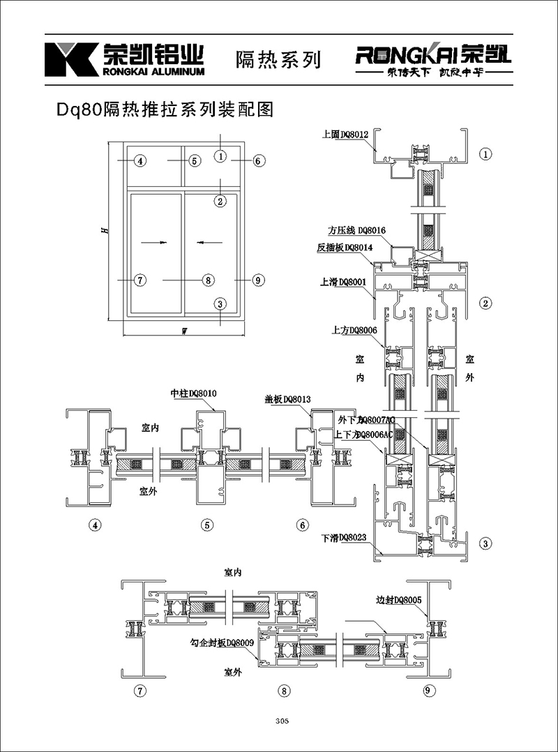DQ80隔热推拉系列